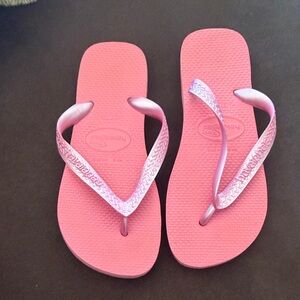 Havaianas Pink Flip Flop Sandals